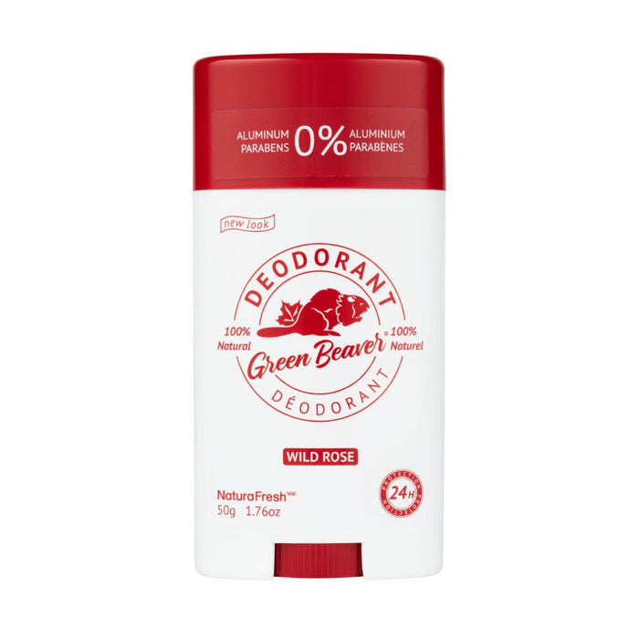 Green Beaver - Natural Deodorant - Wild Rose, 50 g