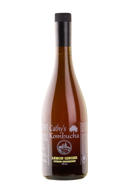 Cathy's Kombucha - Lemon Ginger, 750 mL