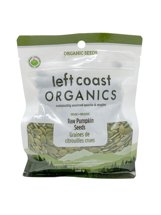 Left Coast Organics - Pumpkin Seeds - Raw Hulled, 700 g