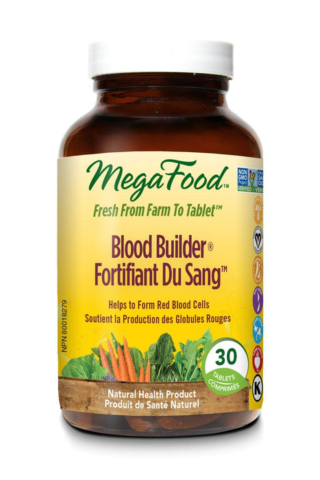 Mega Food - Blood Builder, 30 Tablets