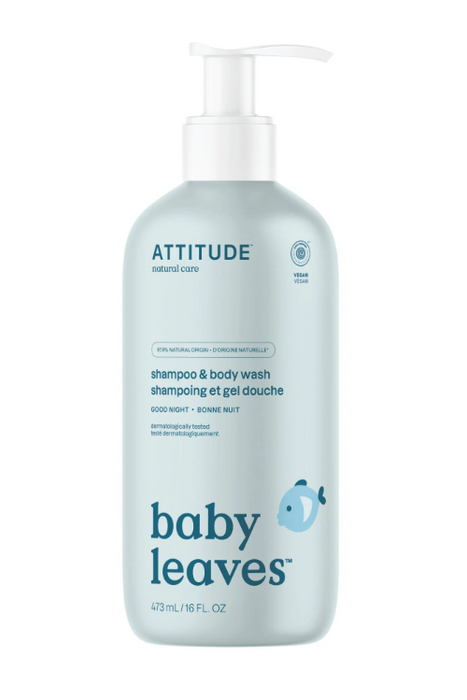 Attitude - Baby Leaves 2 in 1 Shampoo - Almond, 473 mL