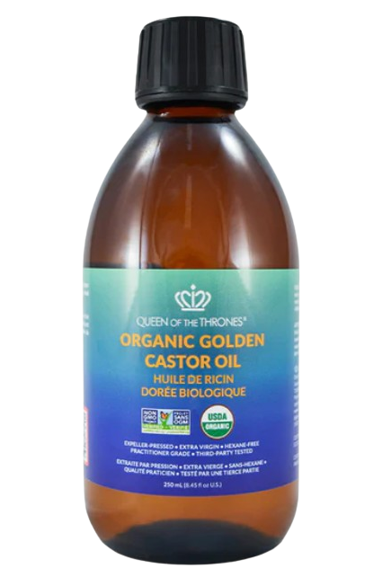 Queen of Thrones - Organic Golden Castor Oil, 250 mL