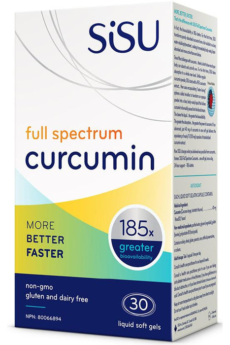 Sisu - Full Spectrum Curcumin - 30 softgels