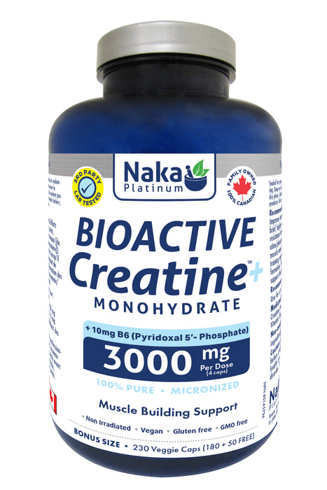 Naka Platinum - BioAct Creatine +, 230 Vcaps