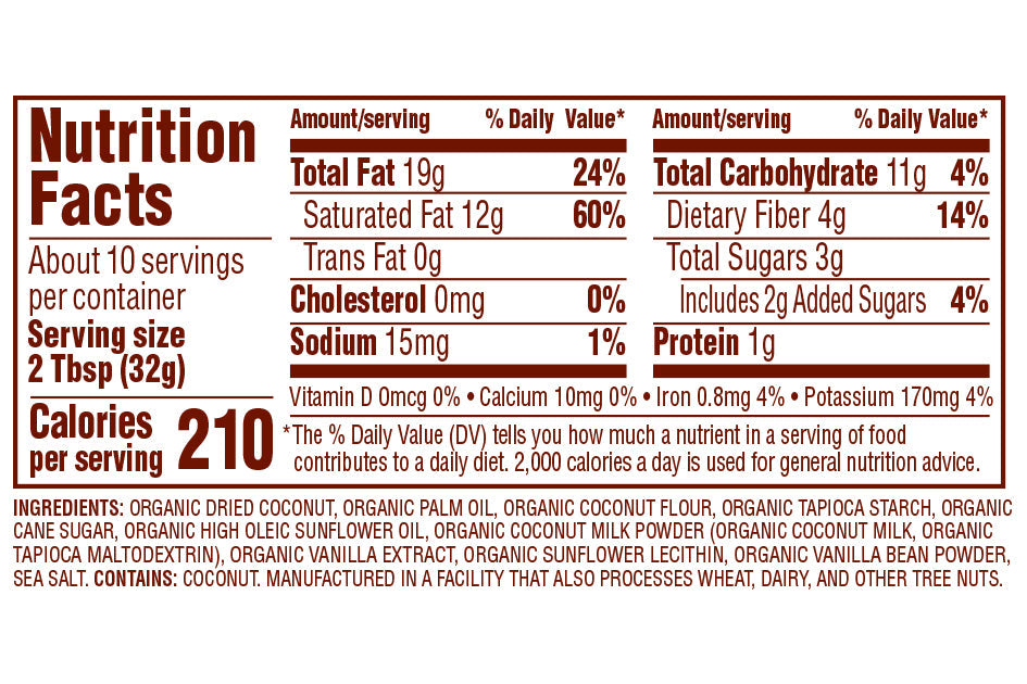 Nutiva - Vanilla Coconut Spread - 326 g