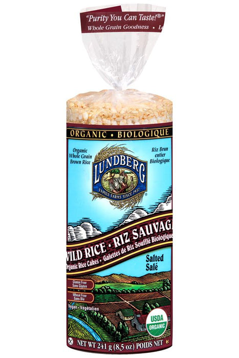 Lundberg Family Farms - Wild Rice Cakes - Salted, 241 g
