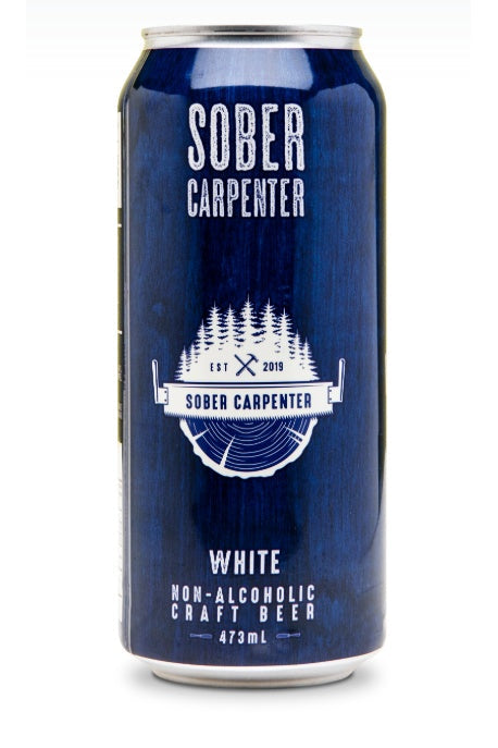 Sober Carpenter - Non-alcoholic Beer, White Belgian, 473 mL
