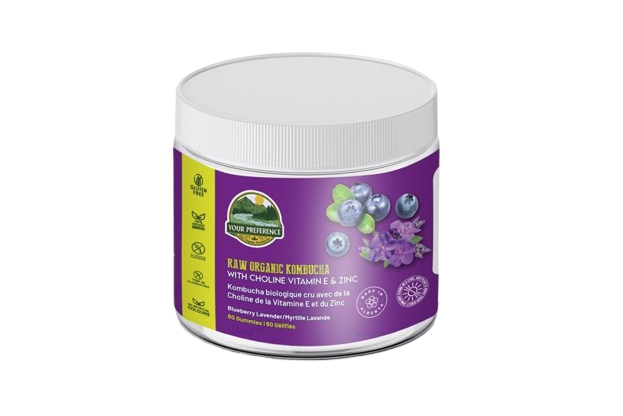 Your Preference Kombucha - Kombucha Choline Vit E & Zinc, 60 Gummies