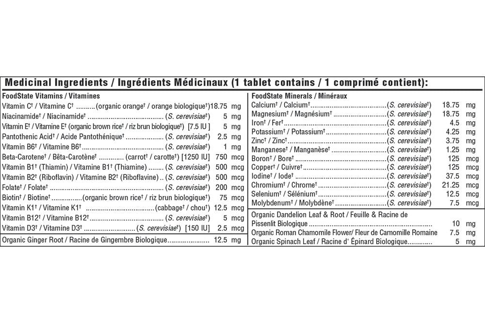 Mega Food - Baby & Me, 120 tablets