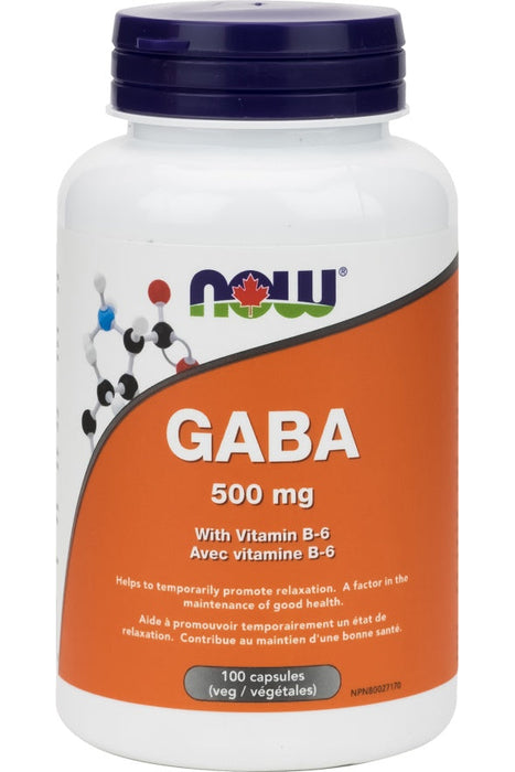 NOW Gaba 500mg 100 caps