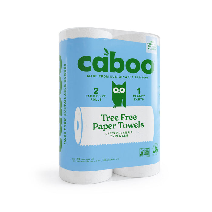Caboo - Bamboo Paper Towel, 2 Count