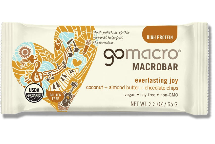 Go Macro Bars - Coconut, Almond Butter & Chocolate MacroBar, 65 g