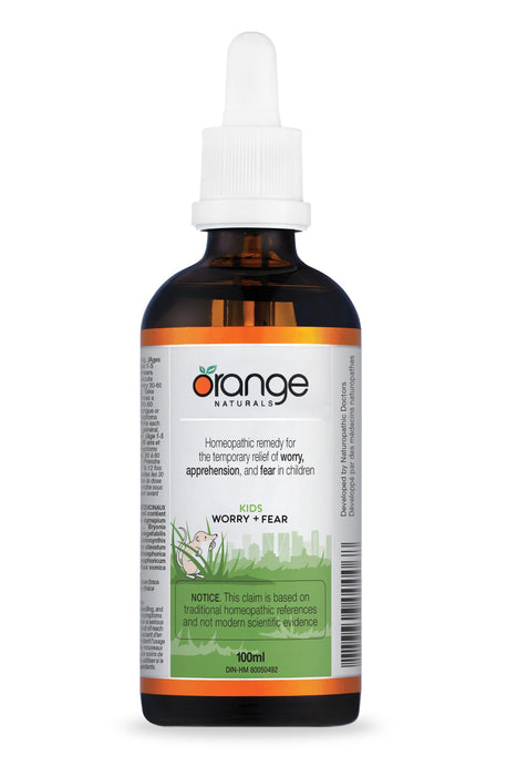 Orange Naturals - Kids Worry + Fear, 100 mL