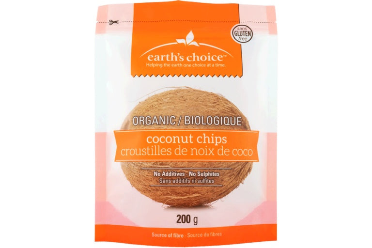 Earths Choice Organic Coconut Chips 200 g