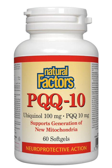 Natural Factors - PQQ-10 Ubiquinol, 60 softgels