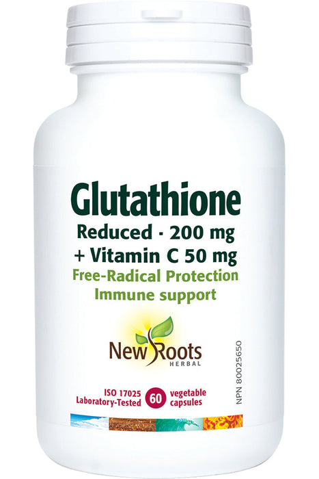 New Roots Herbal - Glutathione 200mg, 60 Caps