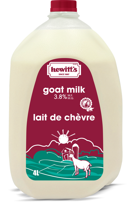 Hewitt's Dairy - Whole Goat Milk, 4 L