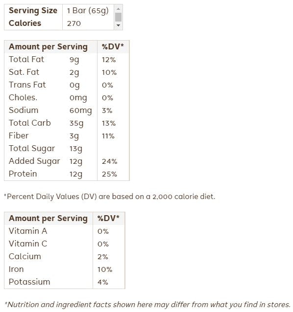 Go Macro Bars - Oatmeal Chocolate Chip, 65 g