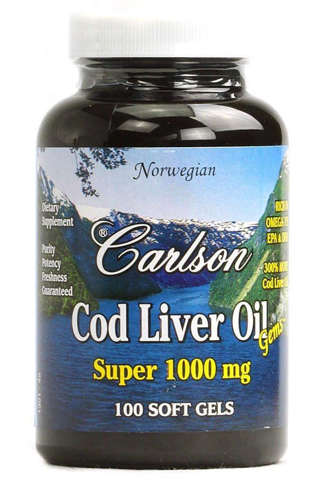 Carlson - Cod Liver Oil, 100 Softgels