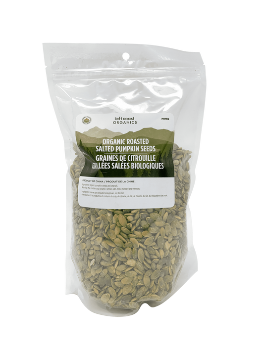 Left Coast Organics - Pumpkin Seeds Roasted Salt, 700 g