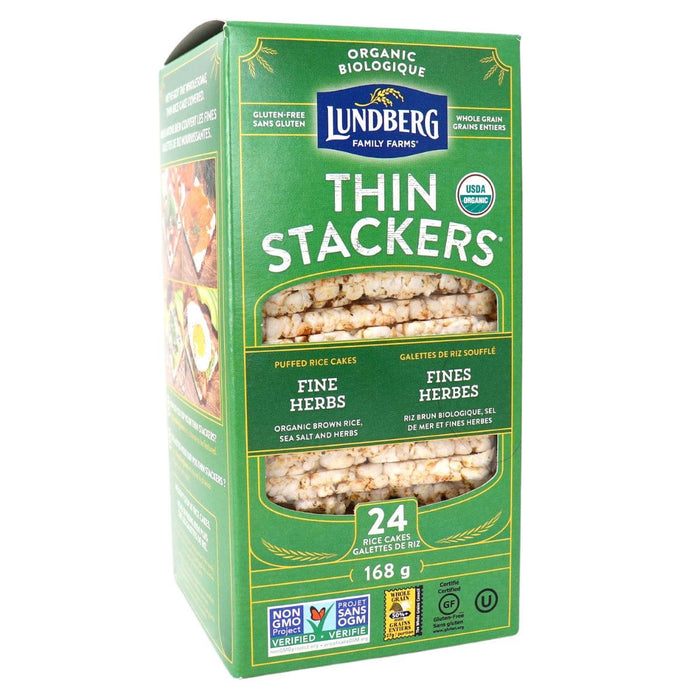 Lundberg Family Farms - Thin Stackers - Fine Herbs, 168 g