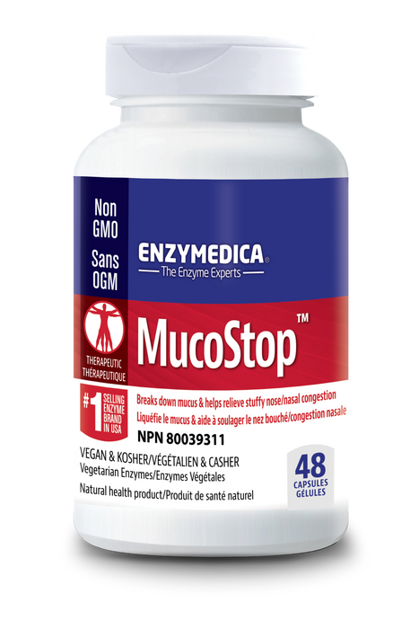 Enzymedica - MucoStop, 48 Capsules