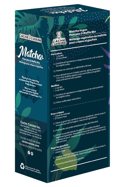 Cache Cuisine - Matcha Pancake & Waffle Mix, 500 g