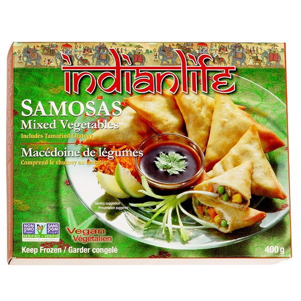 Indian Life - Samosas - Mixed Vegetables, 400 g