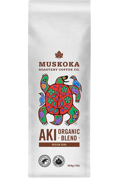 Muskoka Roastery Coffee Co. - Organic Aki Blend - Ground, 454 g