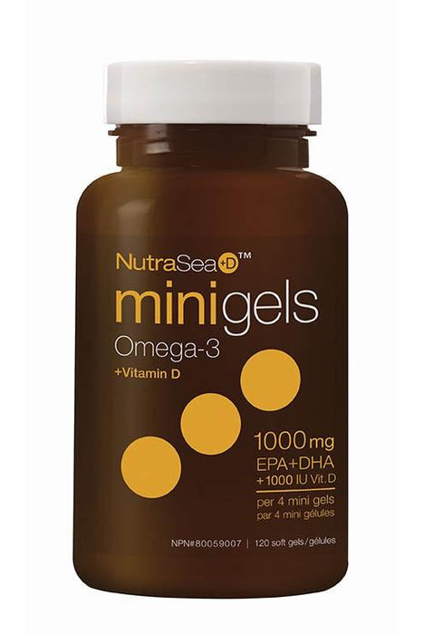 Nature's Way- Nutra Sea + D - Mini Gels, 120 softgels