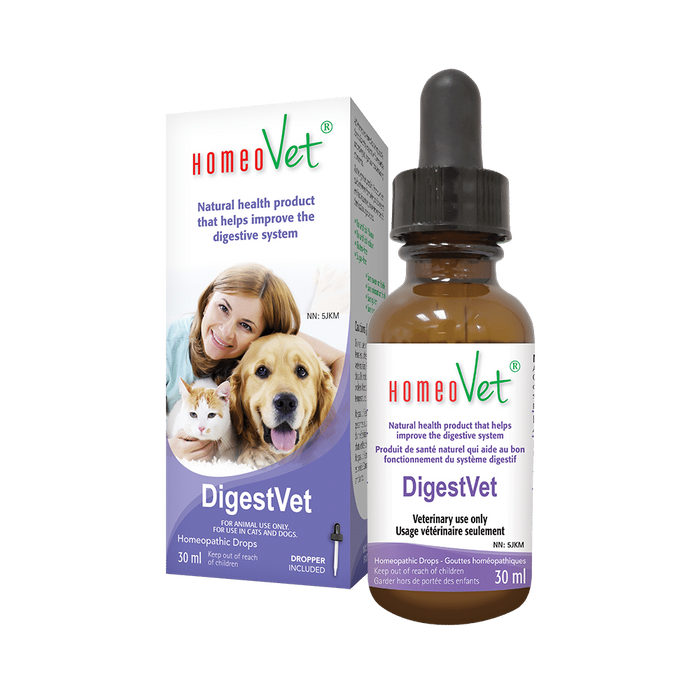 HomeoVet Homeopathic Drops - DigestVet, 30 mL