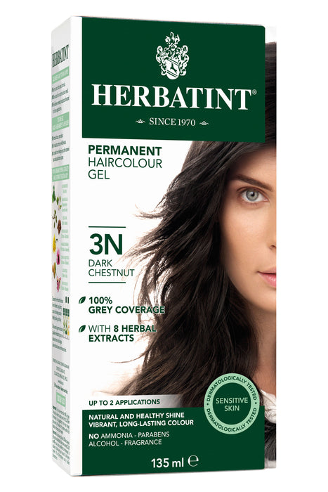 Herbatint - Dark Chestnut 3N, 135ml