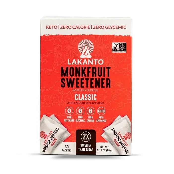 Lakanto - Monkfruit Sweetener, Classic, 30x3 g sachet