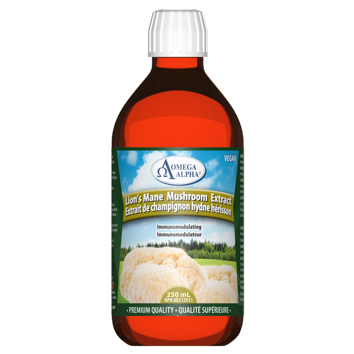 Omega Alpha - Lion's Mane Mushroom Extract, 250 mL