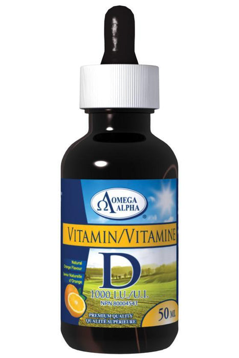 Omega Alpha - Vitamin D - Natural Orange Flavour, 50ml