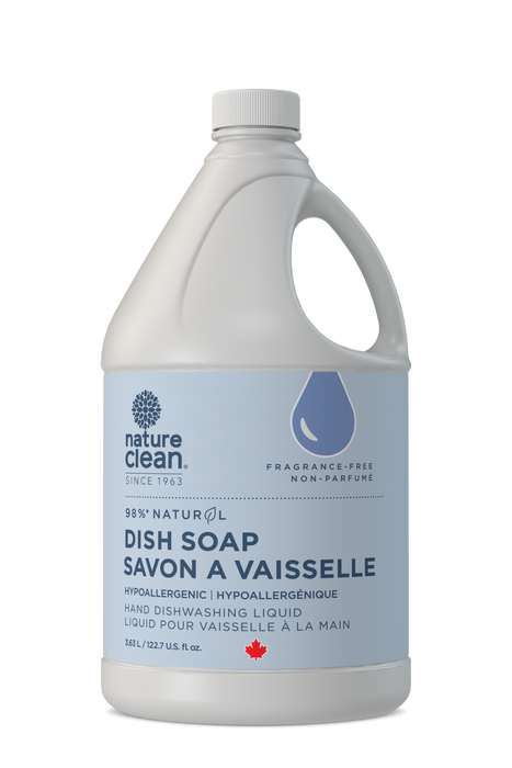 Nature Clean - Dishwashing Liquid - Fragrance Free, 3.63 L