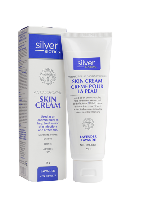 Silver Biotics - Antimicrobial Skin Cream Lavend, 96 g