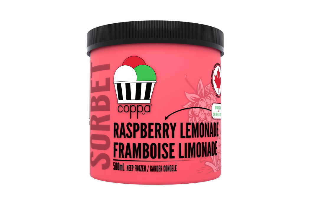 Coppa Gelato - Sorbet - Raspberry Lemonade, 500 mL