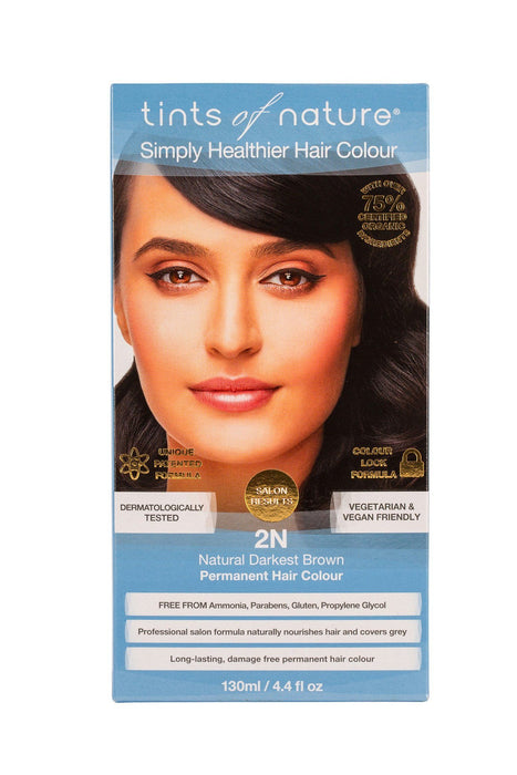 Tints of Nature - 2N Darkest Brown, 130ml