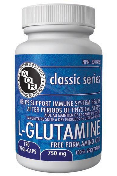 AOR - L-Glutamine, 120 Caps