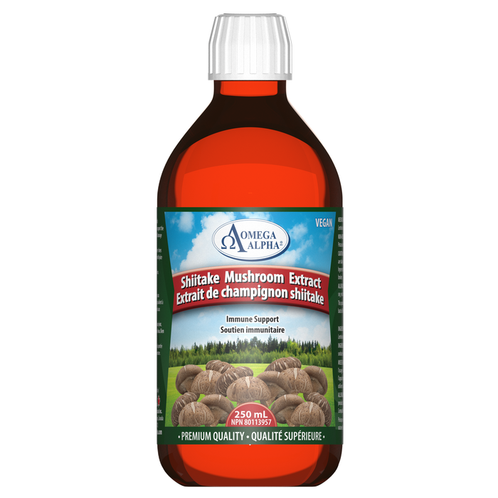 Omega Alpha - Shiitake Mushroom Extract, 250 mL
