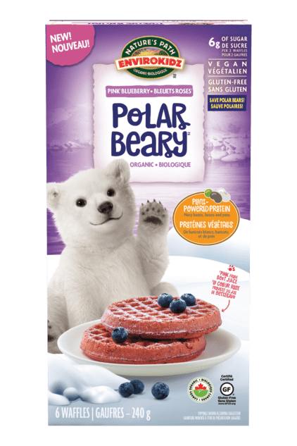 Nature's Path - Envirokidz Polar Beary Blueberry Waffles - 240g