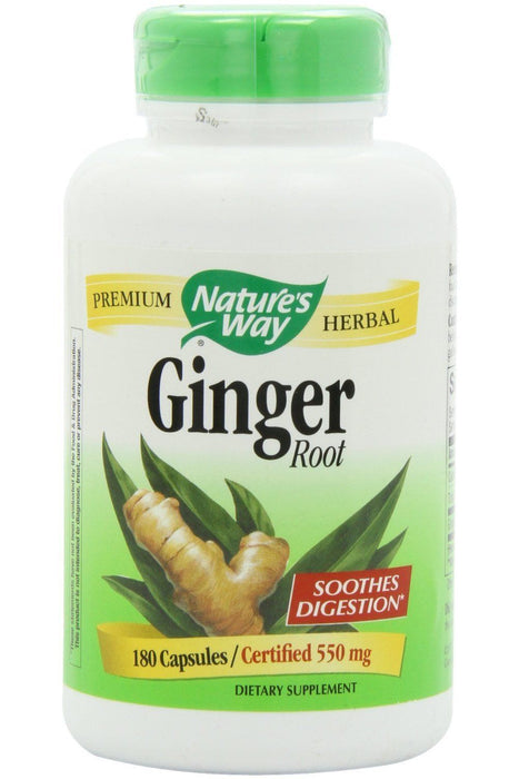 Nature's Way - Ginger Root - 180 Cap