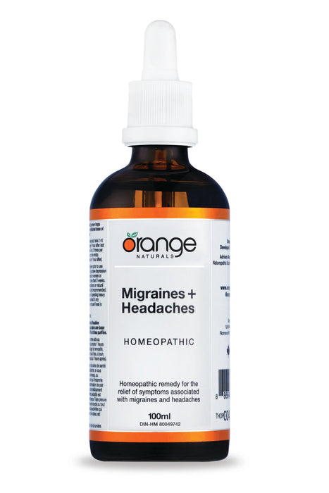 Orange Naturals - Migraines+Headaches, 100 ml