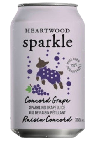 Heartwood Sparkle - Concord Grape Sparkling Cider, 355 mL
