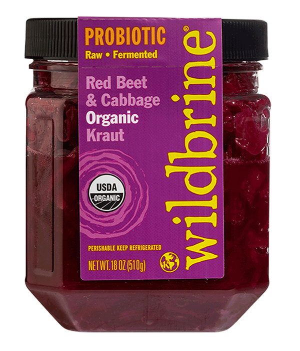 Wildbrine - Organic Red Beet & Cabbage Sauerkraut, 500 g