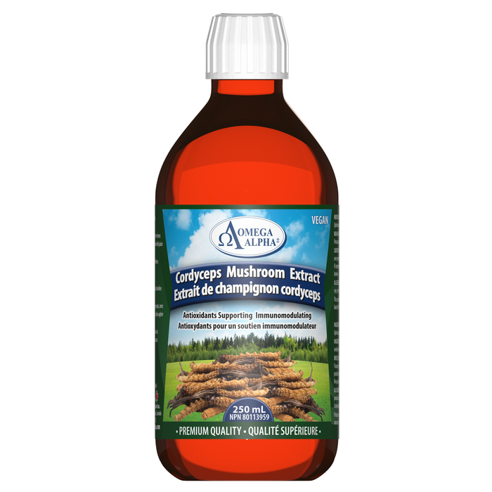Omega Alpha - Cordyceps Mushroom Extract, 250 mL
