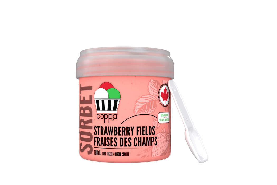 Coppa Gelato - Sorbet - Strawberry Fields, 188 mL