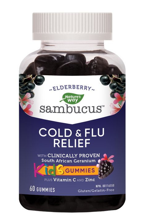 Nature's Way - Sambucus Relief Kids, 60 GUMMIES