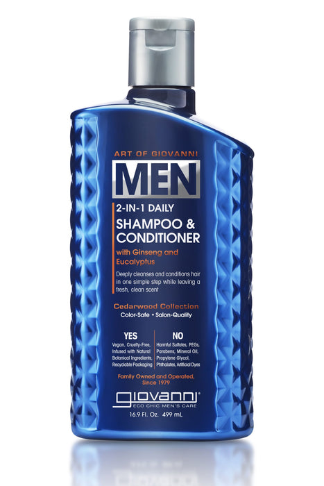 Giovanni - Men's 2-in-1 Daily Shampoo & Conditioner, 499 mL